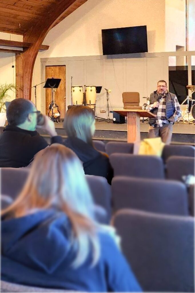 pastor raul Hurtado teaching at gateway community church hammond or